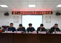 【揚帆正勁 再譜新篇（piān）】武寧縣人民醫（yī）院隆重召開2022年度總結表彰大（dà）會