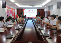 九江學院領導蒞（lì）臨武寧縣總醫院人民醫院院區指導工作（zuò）